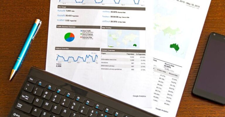 Market Analysis - Documents on Wooden Surface