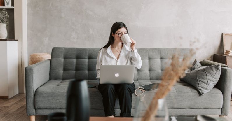 Email Segmentation - Woman Drinking Coffee While Working With Laptop