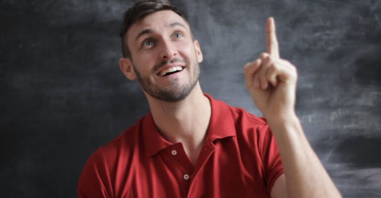 Influencer Trends - Man in Red Polo Shirt Thought a Good Idea