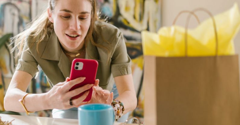 E-Commerce Marketing - A Woman Taking Photo of a Mug