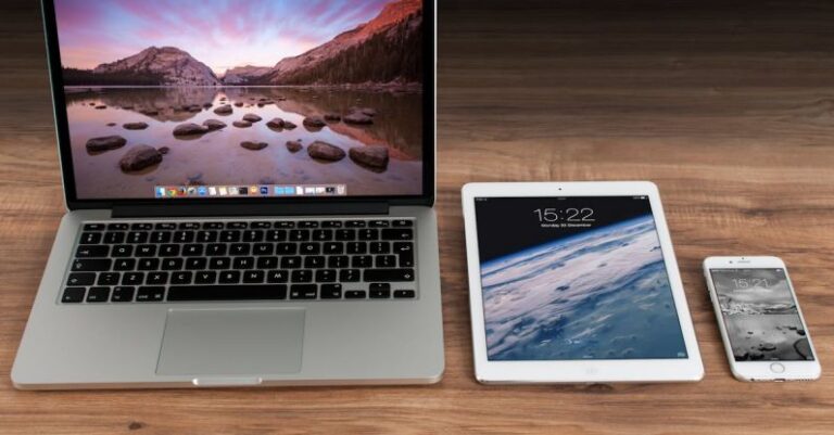 Mobile Websites - Macbook Pro Beside White Ipad